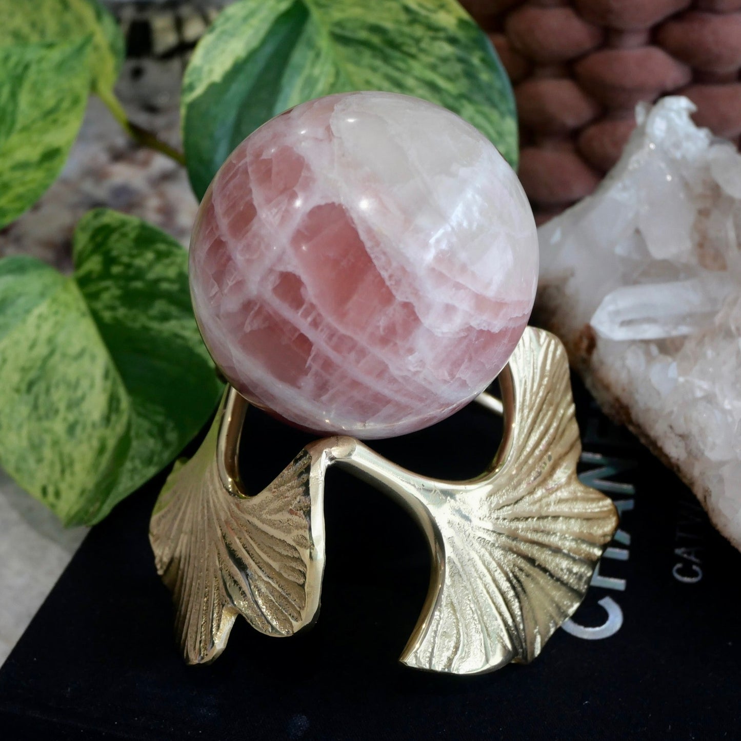 Rose Calcite Sphere No 71