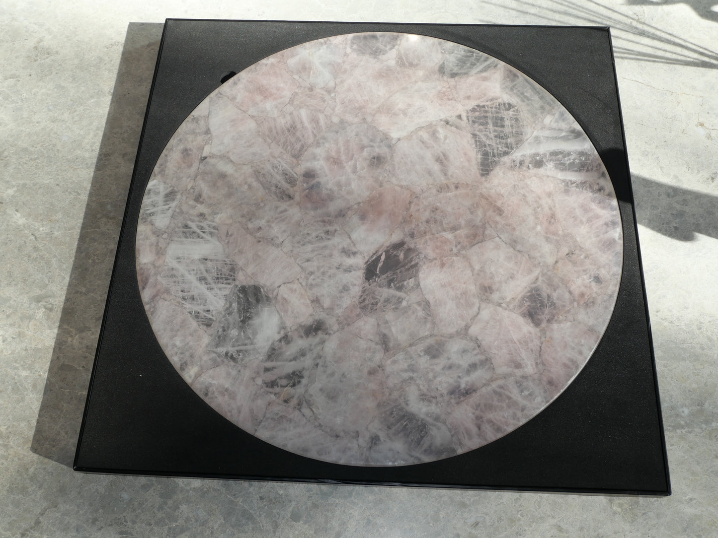 Rose Quartz Round 450mm Platter