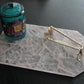 Rose Quartz Rectangle Platter with angled edges