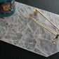 Rose Quartz Rectangle Platter with angled edges