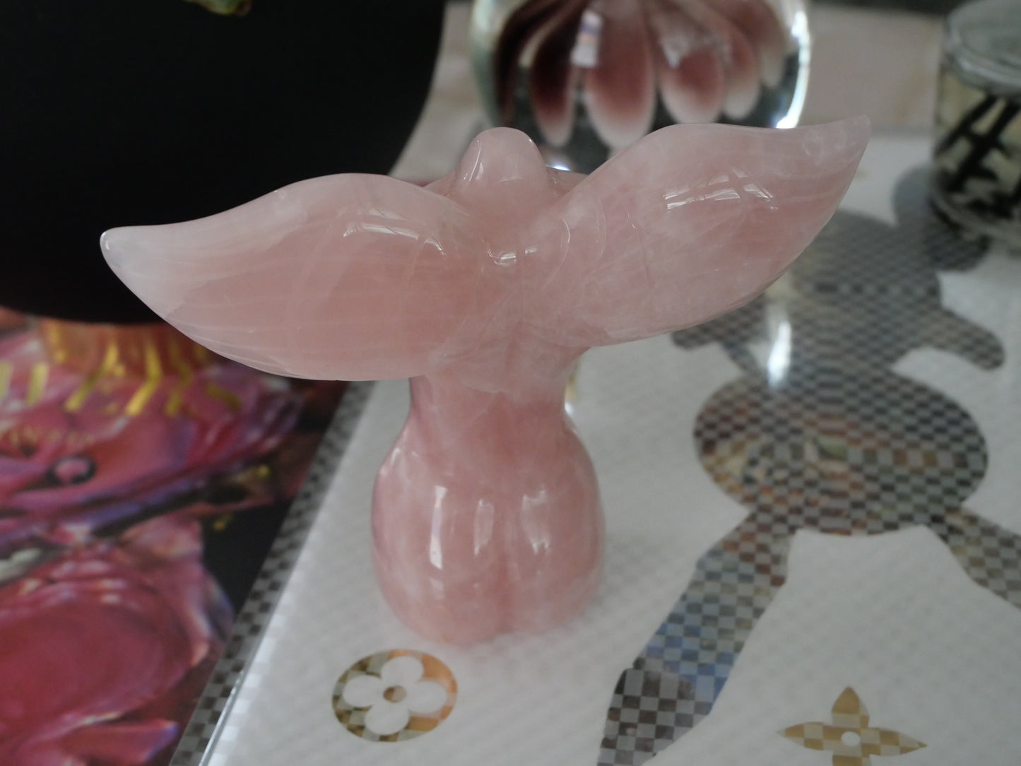 Rose Quartz Goddess Angel