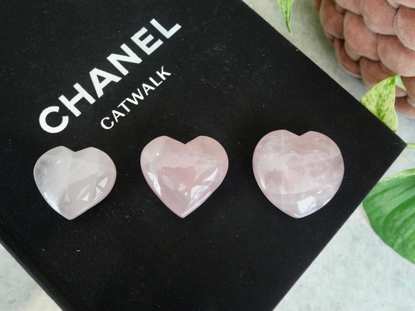 Rose Quartz Hearts