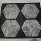 Rose Quartz Hexagon Set of 4 Coasters