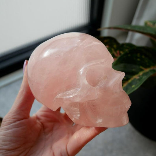 Rose Quartz Skull No 275