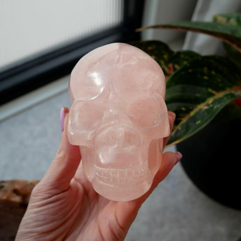 Rose Quartz Skull No 275