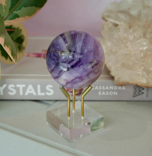 Silky Fluorite Sphere No 42