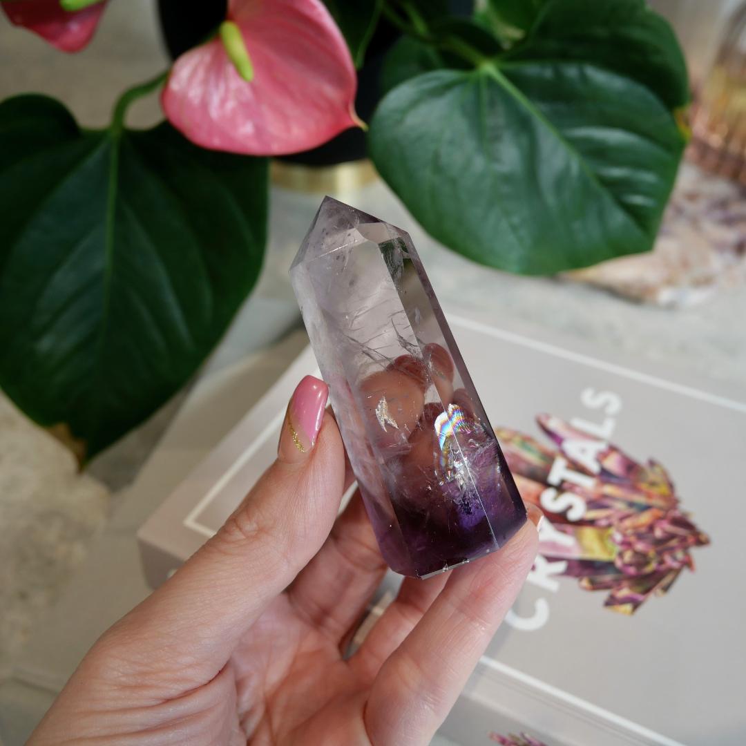 Smokey Amethyst Quartz Tower No 39