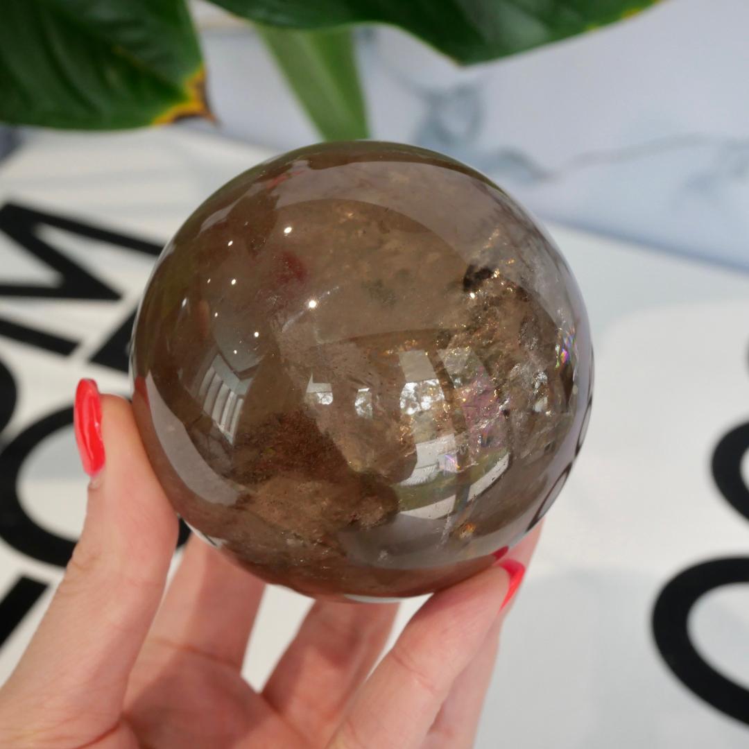 Smokey Quartz Sphere No 386