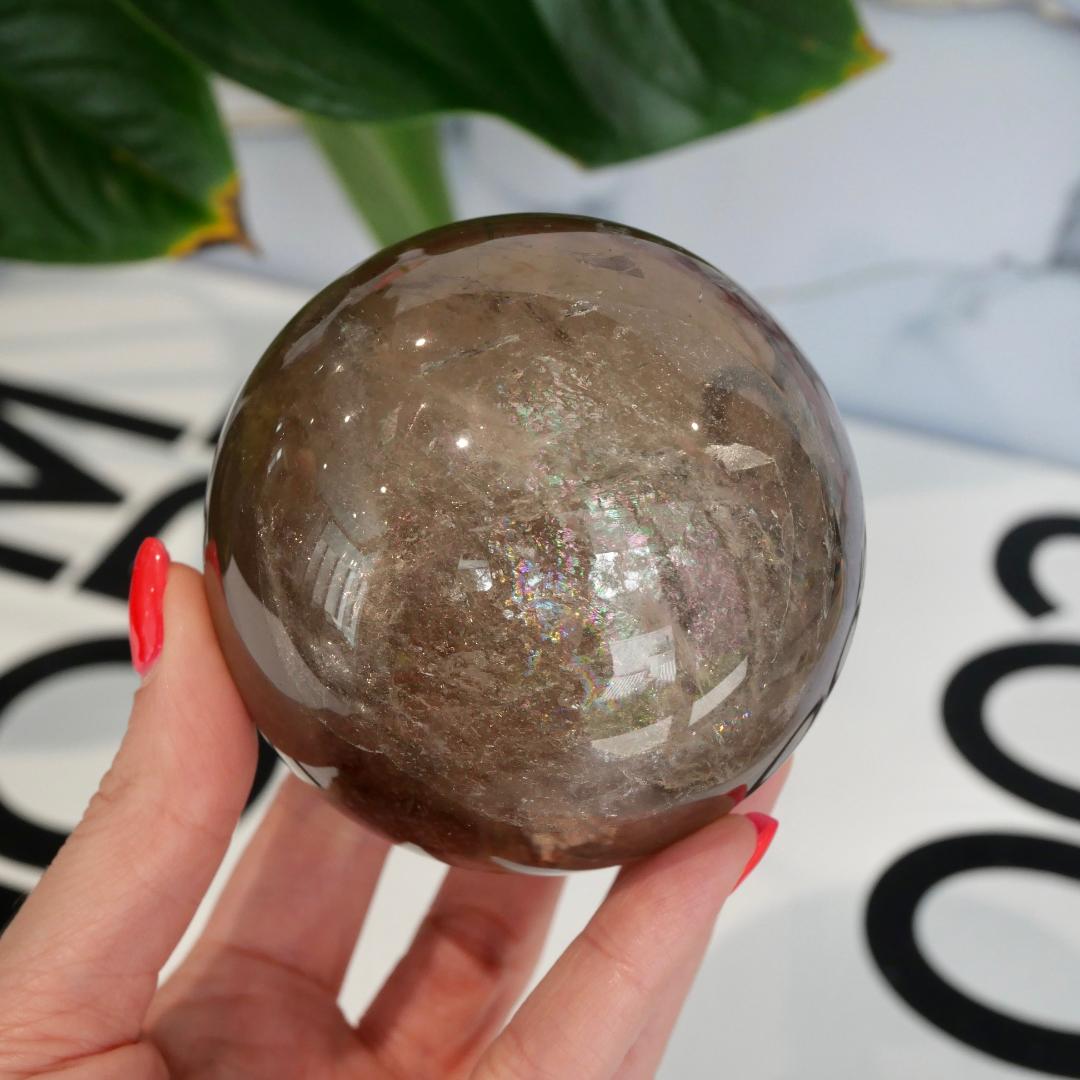 Smokey Quartz Sphere No 386