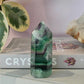 Snowflake Rainbow Fluorite Tower No 321