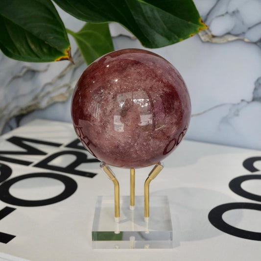 Strawberry Quartz Sphere No 2