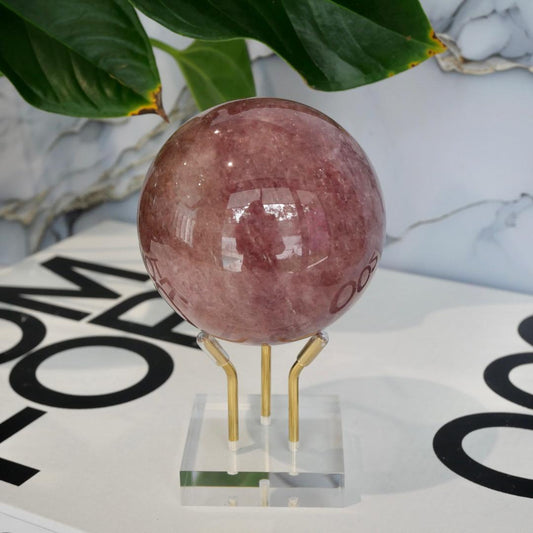 Strawberry Quartz Sphere No 3