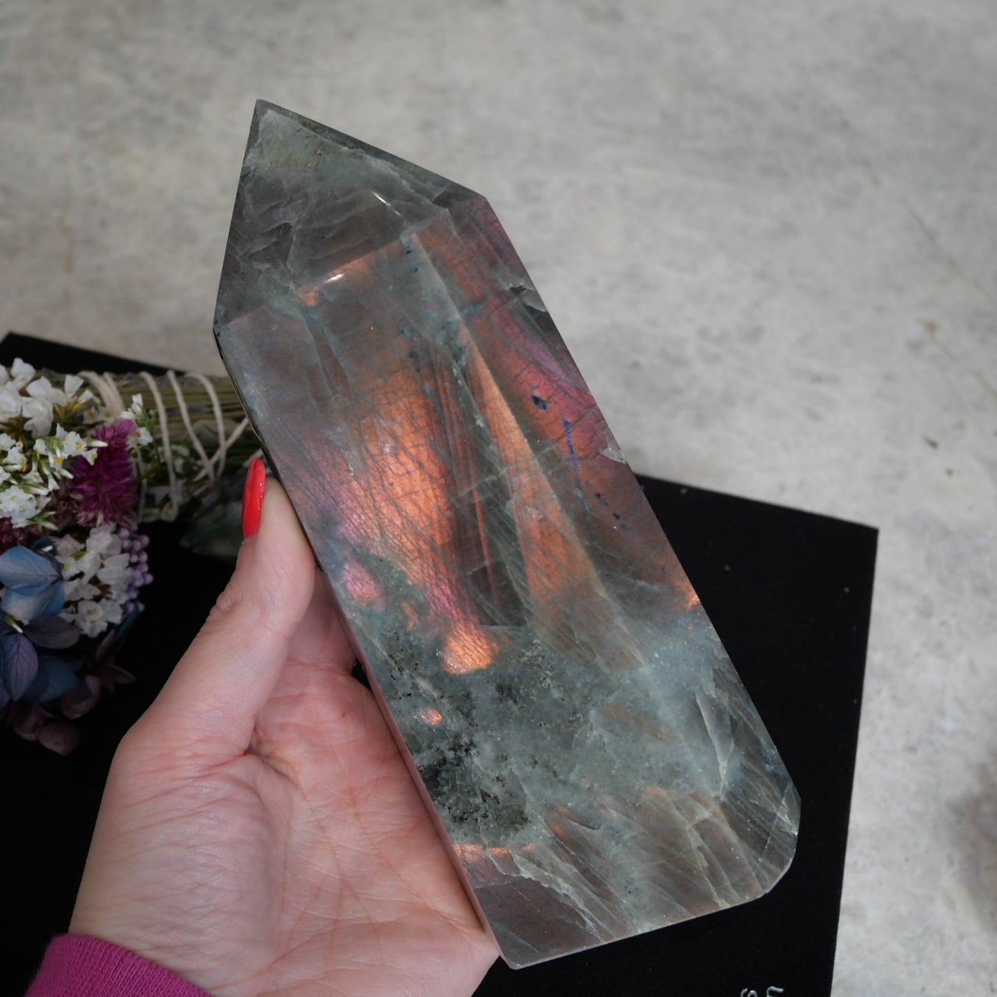 Sunset Labradorite Tower No 99