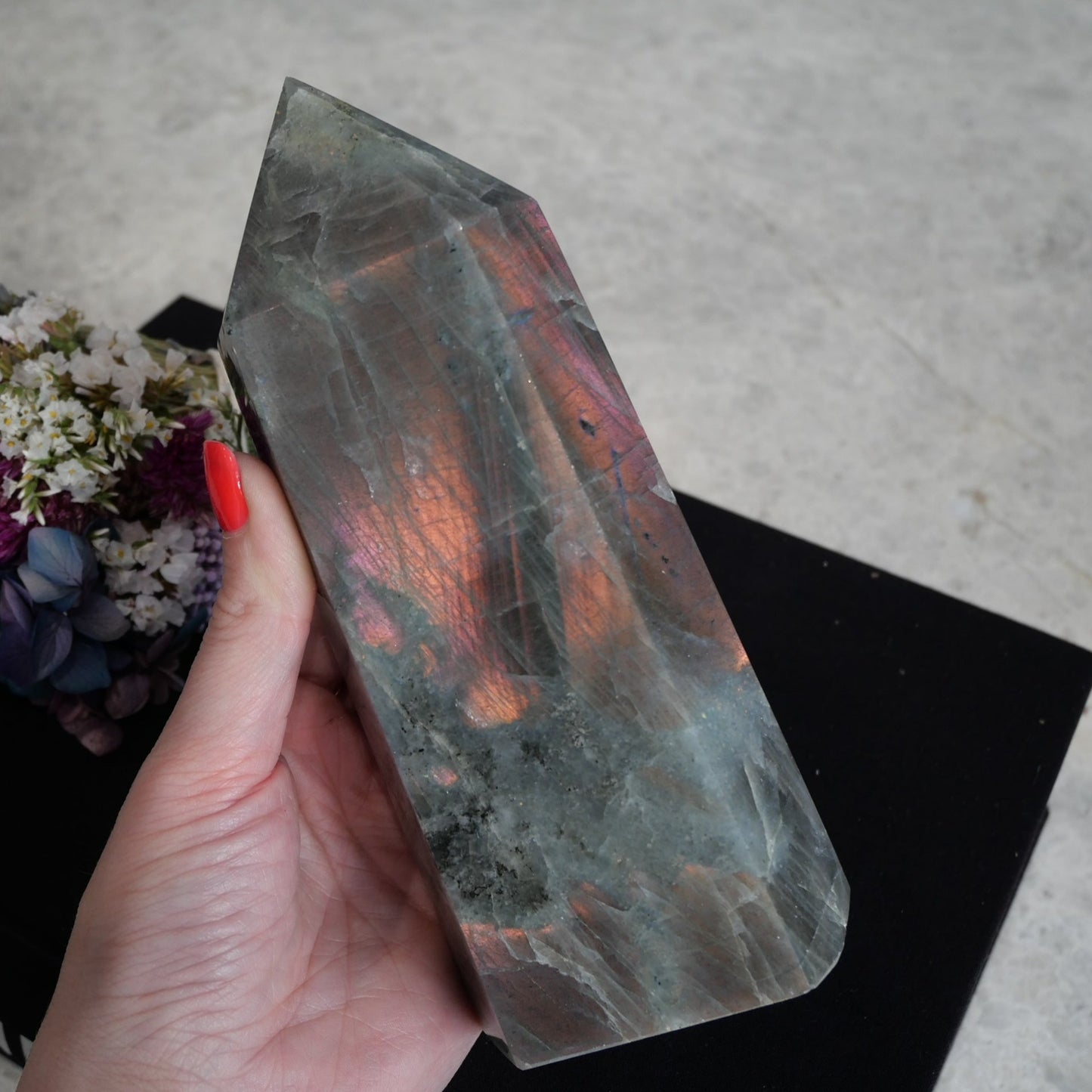 Sunset Labradorite Tower No 99