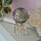 Watermelon Fluorite Sphere No 164