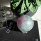 Watermelon Fluorite 78mm Sphere No 165
