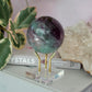 Watermelon Fluorite Sphere No 166