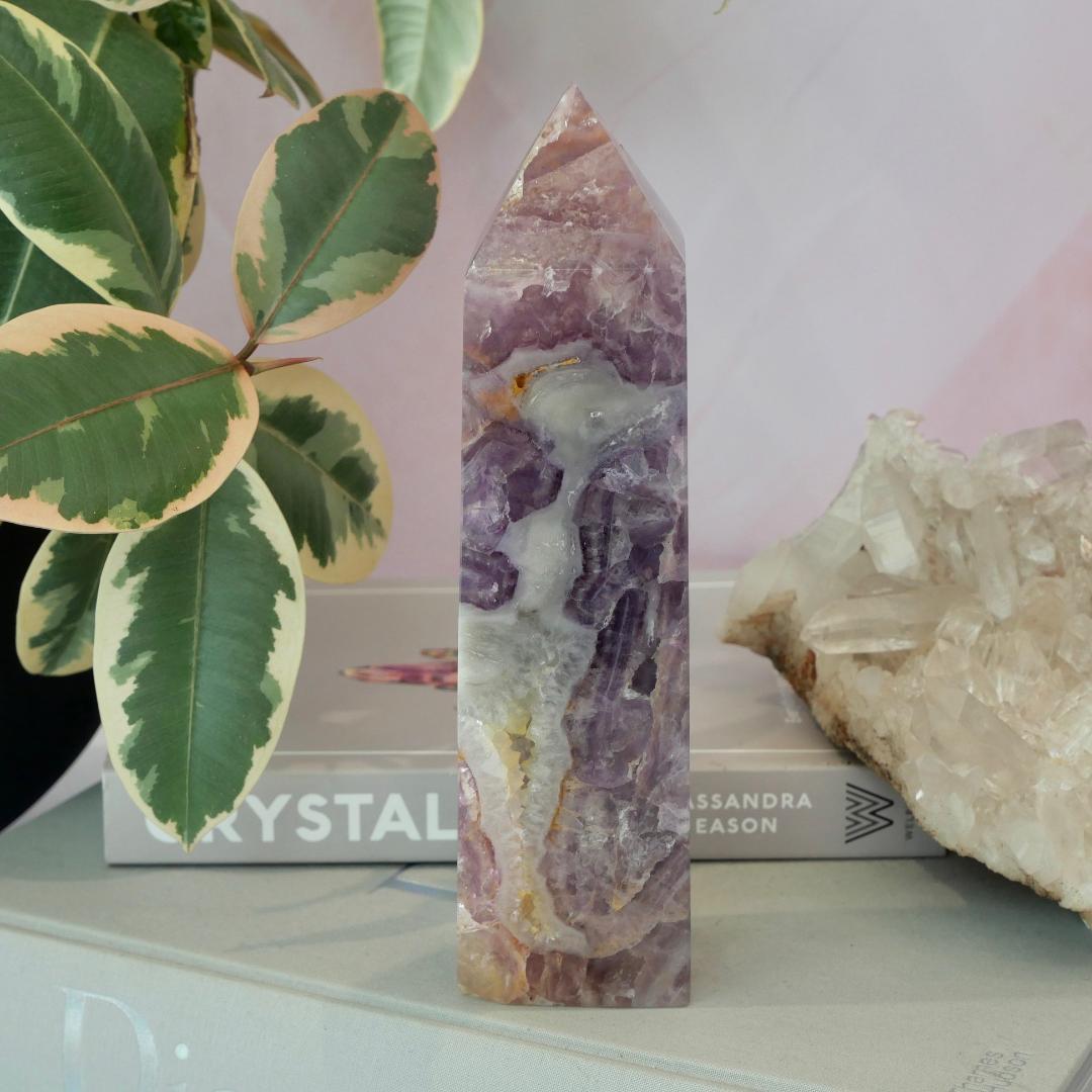 Druzy Fluorite Tower No 88