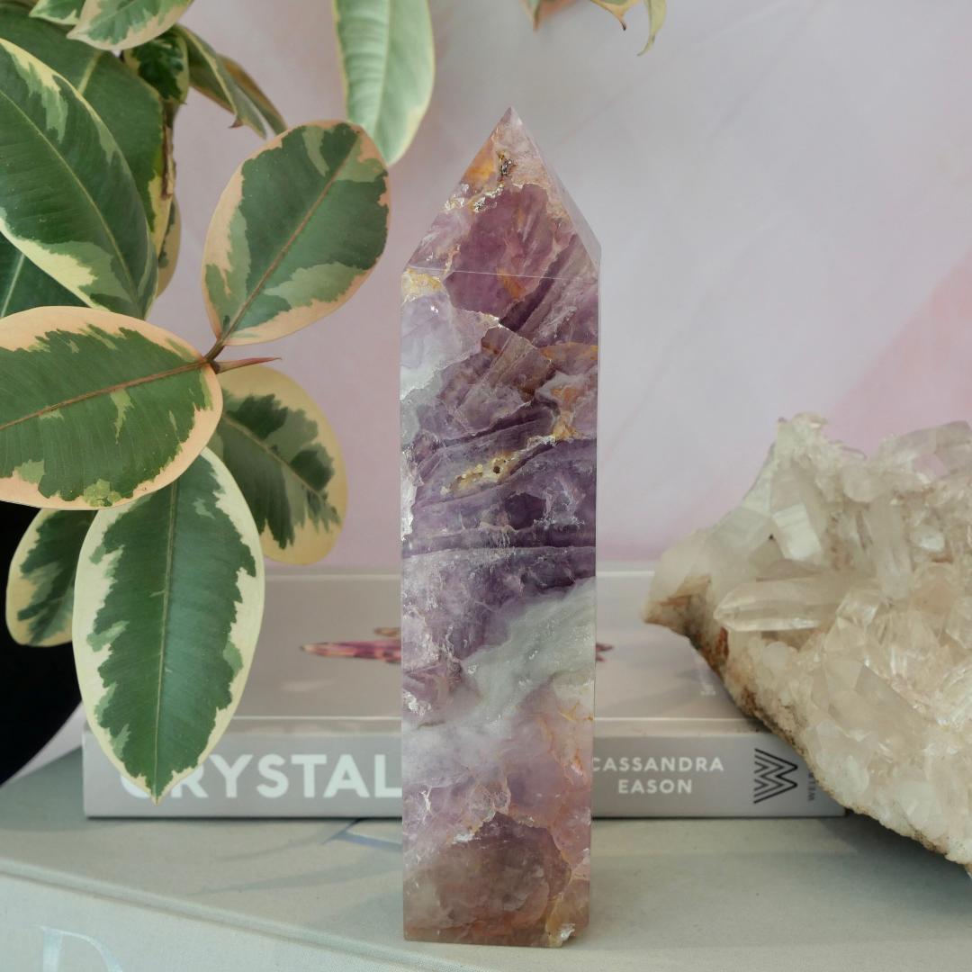 Druzy Fluorite Tower No 88