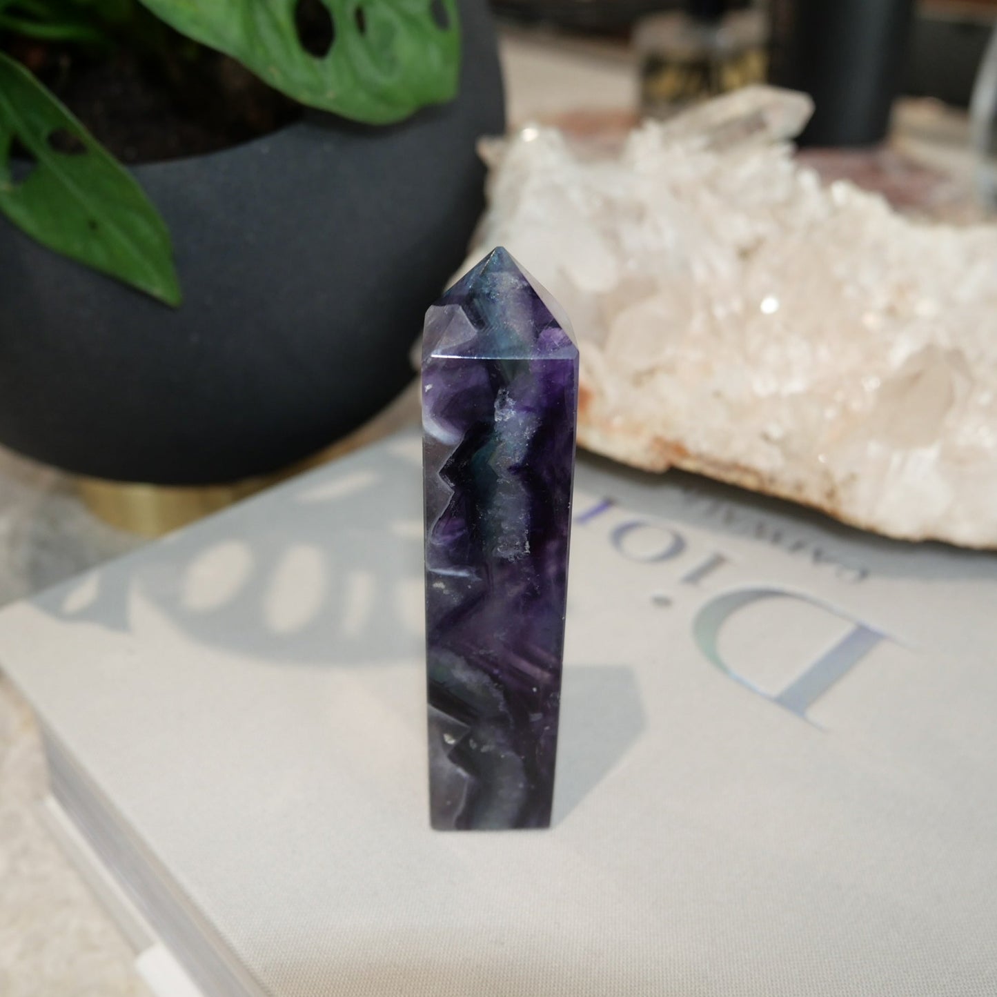 Rainbow Fluorite Tower No 200