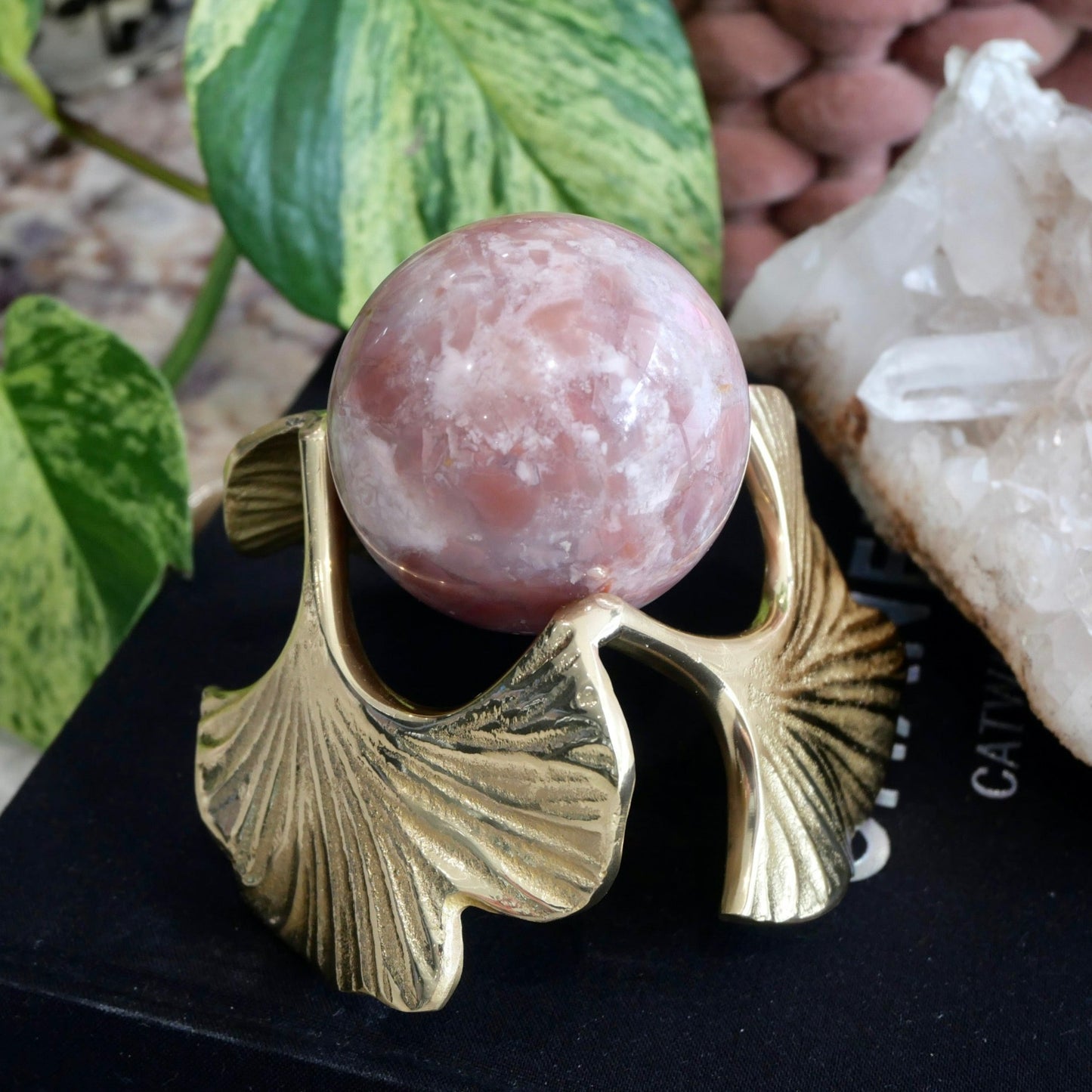 Pink Agate Sphere No 66