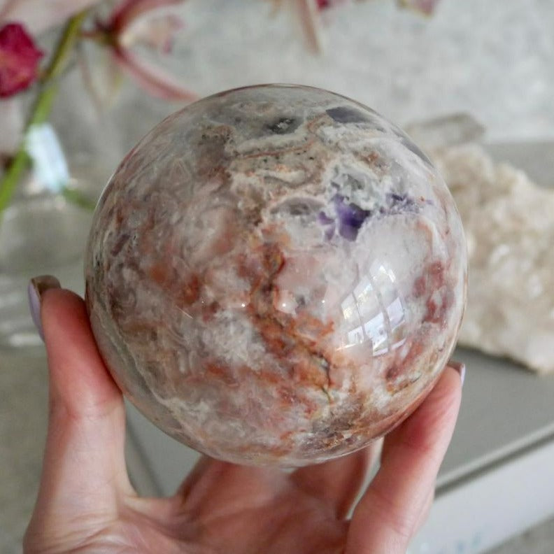 Pink Dream Amethyst 94mm Sphere No 102