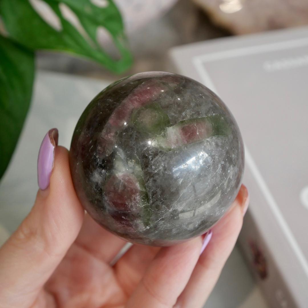 Watermelon Tourmaline Sphere No 15